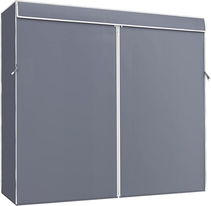 VIPEK Cover ONLY for V40/V40S/V40S i1/V40 Pro Garment Rack, Dustproof Oxford Fabric Clothing Rack Cover with Zipper, 77" L X 16.9" W X 73.8" H, Grey