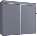 VIPEK Cover ONLY for V40/V40S/V40S i1/V40 Pro Garment Rack, Dustproof Oxford Fabric Clothing Rack Cover with Zipper, 77" L X 16.9" W X 73.8" H, Grey