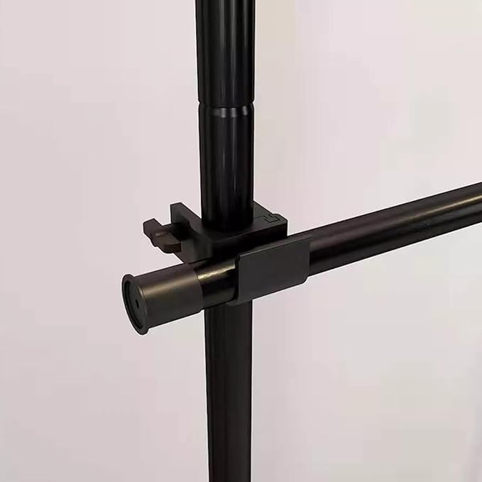 Free Standing Floor Ceiling Laundry Drying Rack, Hanging Clothes Adjustable Garment Rack Heavy Duty Clothes Hanger, 2 Tier Adjustable Telescopic Garment Rack