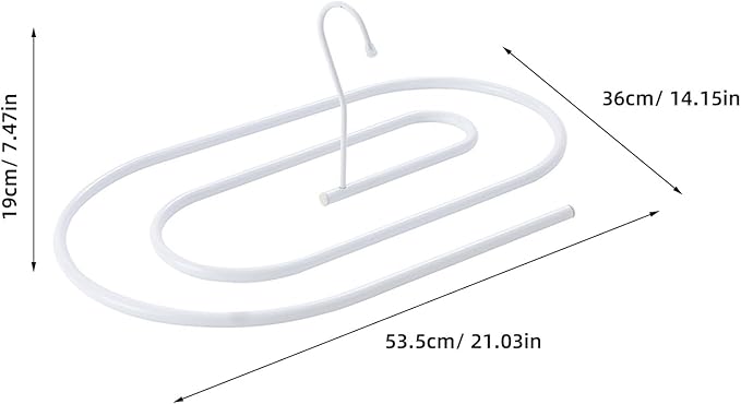 Garneck Metal Clothes Hanger Spiral Shaped Drying Rack Laundry Stand Hanger Rotating Hangers Quilt Coverlet Blanket Clothes Rack Space-Saving Folding s