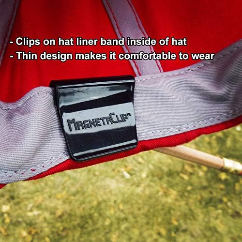 Magnetic Hat Clip Pencil Holder With Strong Magnetic Clip For Standard Pencils and Carpenter Pencils (1)
