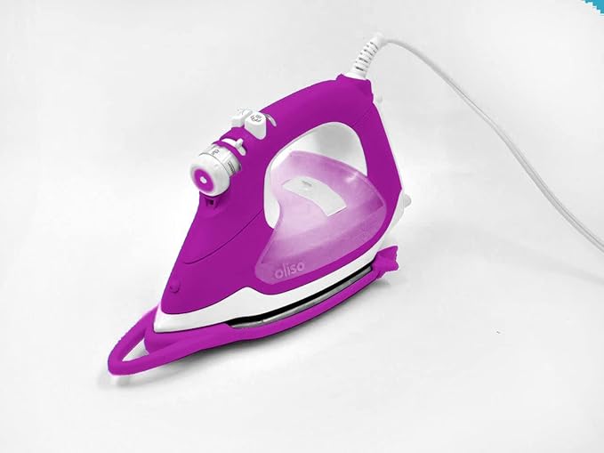 oliso Solemate® Silicone Iron Soleplate Protector – Fits All TG1600 Auto-Lift Smart Irons – Heat-Resistant Cover, Orchid