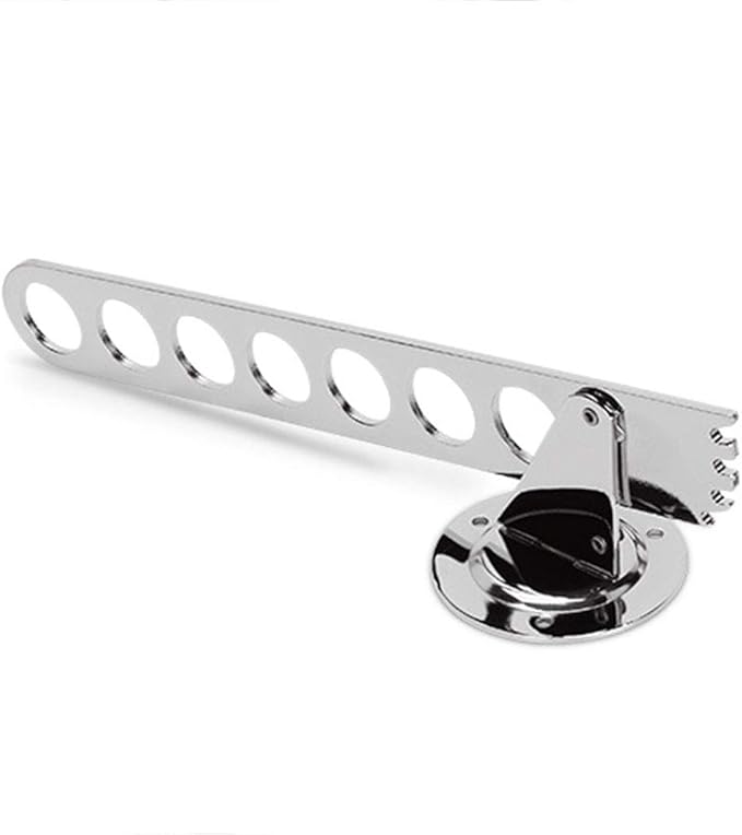 Drying Rack Clothing Foldable for Laundry Room with Swing Arm Holder, Wall Mounted Clothes Drying Organizer Rack Garment Hooks Aluminium Retractable Folding Indoor Wall Mounted Hanger Space Saver