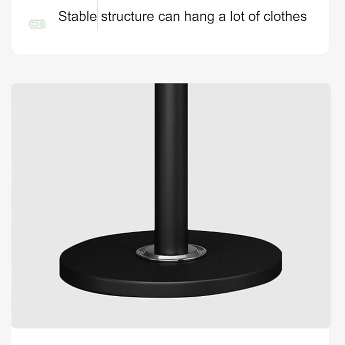 IMPREC Free-Standing Coat Rack, Hat Hanger Metal Coat Hangers Backpacks Umbrellas Purses Simple Coat Stand Stylish Coat with Stable Round Marble Base (Color : White)