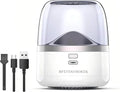 Electric Fabric Shaver – USB Rechargeable Lint Remover with 6 Blades, Safe for All Fabrics, Clothes, Sweater, Sofa & Furniture – Portable Pilling Remover for Home & Travel (White)