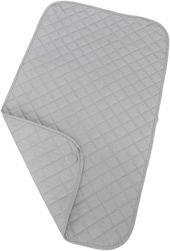 Travel Compact Quilted Laundry Room (4 Bottom Magnets) Ironing Mat Pad 19" X 32"