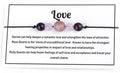 Caiyao Chakra Crystal Tiger Eye Bead Bracelet with Wish Card for Women Adjustable Spiritual Stone Braide String Bracelet Yoga Meditation Jewelry Gift