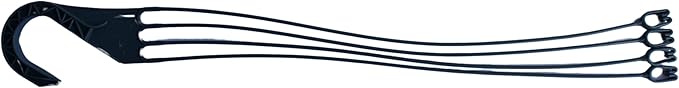 Replacement 4 Strand Plastic Hangers for 12" Hanging Baskets - Set of 5 (Slate Blue)