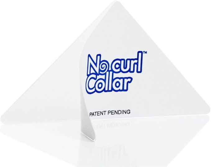 No Curl Collar Polo Shirt Collar Stays (You Choose: Peel-&-Stick or Iron-on)