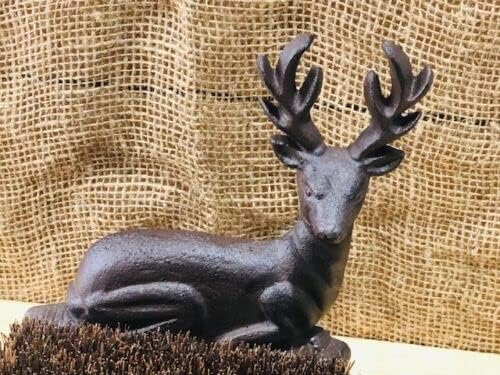 Cast Iron Deer Boot Brush Scraper Made with Cast Iron
