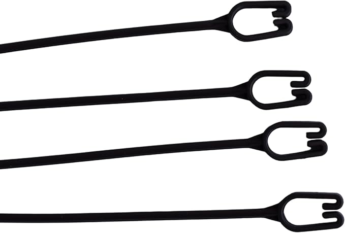 Replacement 4 Strand Plastic Hangers for 12" Hanging Baskets - Set of 5 (Brown)