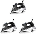 BLACK+DECKER Allure Digital Professional Steam Iron,D3060,30% More Steam,Percison Tip,Stianless Steel Soleplate,Vertical-Steam Fuction,(Pack of 3)