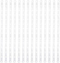 GSHLLO 36 Pcs Plastic Hanging Display Strips Heavy Weight Clothes Hanger Strips Hanger Connection Strips Stable Hanger Connector with Holes for Retail Store