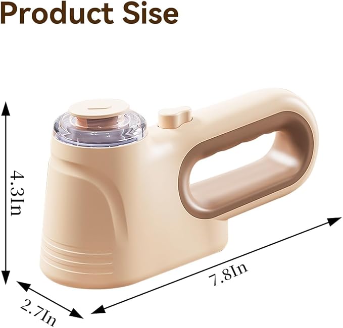 Steamer for Clothes,Portable Handheld Garment,2-in-1 Travel Steamer&Iron,30-Second Fast Heat-up,500W,Fabric Quick Wrinkle Remover for Home, Office, Travel