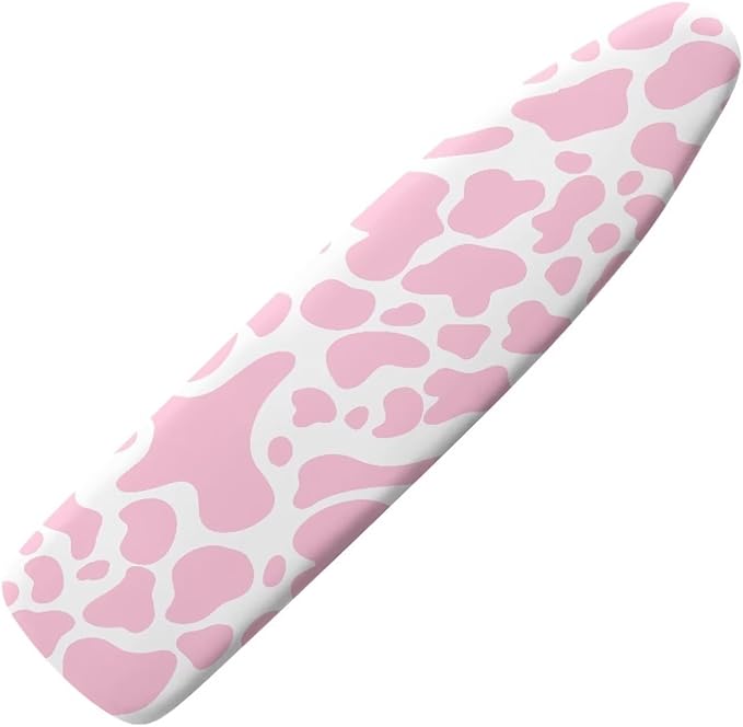 Ironing Board Cover,Ironing Mat,Iron Board Cover,Cow Ironing Board Cover,Pink Ironing Board,Pink Cow Print XX-Large