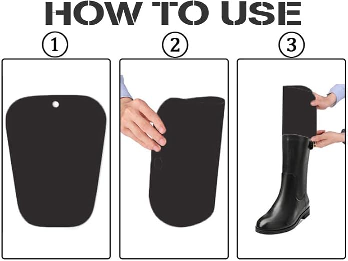 2 Pairs 18 Inch Boot Shaper Form Inserts Breathable Boots Tall Support Shoe Tree Stands Holder for Women and Men