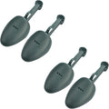 WAJJ 2 Pairs Plastic Shoe Tree Stretcher Shaper for Men Adjustable Length Shoes Boot Holder Shaper Support(Green Men)