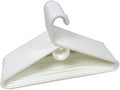 12PC White Color Heavy Duty Tubular Hangers White Jumbo Plastic Adult Cloth Coat Suit Closet Organization Hanger