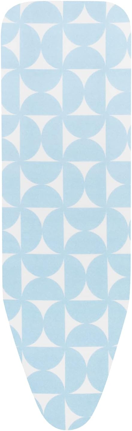 Brabantia Size A (43 x 12 inches) Replacement Ironing Board Cover with Thick Felt & Foam Padding (Fresh Breeze) Easy-Fit, 100% Cotton