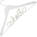 Garneck Bridal Hanger Wedding Hanger Nonslip s Wire s Bride Wedding Clothes Wood, Iron Dress Rack Bridegroom Clothing Bride for Dress