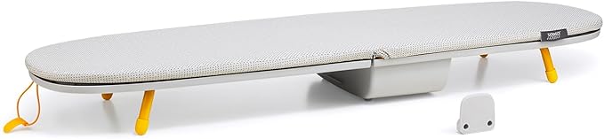 Joseph Joseph Pocket Max Portable Folding Tabletop Ironing Board, 43" Surface, Integrated Iron Storage Hook