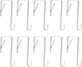 10Pcs Over The Door Hooks - Metal Z Hanger for Hanging Clothes, Towels, Coats and More (5mm)