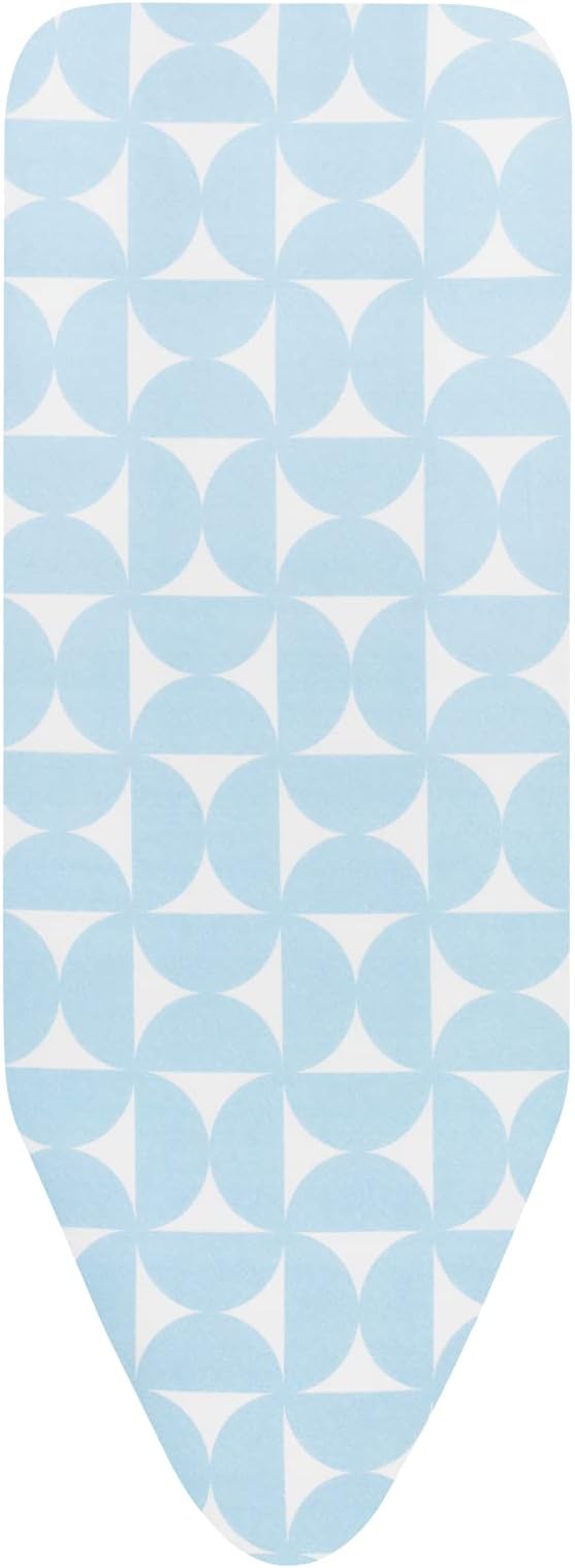 Brabantia Size C (49 x 18 inches) Replacement Ironing Board Cover with Durable Foam Layer (Fresh Breeze) Easy-Fit, 100% Cotton