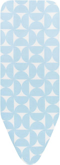 Brabantia Size C (49 x 18 inches) Replacement Ironing Board Cover with Durable Foam Layer (Fresh Breeze) Easy-Fit, 100% Cotton