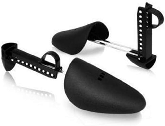 WAJJ 20 Pairs Plastic Shoe Tree Stretcher Shaper for Women Adjustable Length Shoes Boot Holder Shaper Support(Black Women)