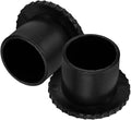 2pcs Black Clothes Rack End Caps Rod Stoppers Clothes Hanger Accessories for 26-28mm / 0.79-0.87in Diameter Drying Racks Easy to Install and Lightweight