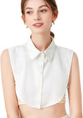 Fake Collar Detachable Dickey Collar Half Shirt Blouse Collar Faux False Collar for Women