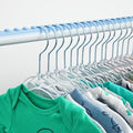 Roomedys® Spacing Tape for Hangers, Spacer, Clothes Divider, Closet Organizer, Perfectly Spaces Hangers & Clothing for Adults, Teens & Kids, Customizable - Light Blue - 6ft to Organize 102 Items