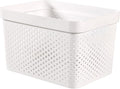 CURVER Infinity Box 17 L, White, 35.5 x 26.2 x 21.9 cm, Recycled Plastic