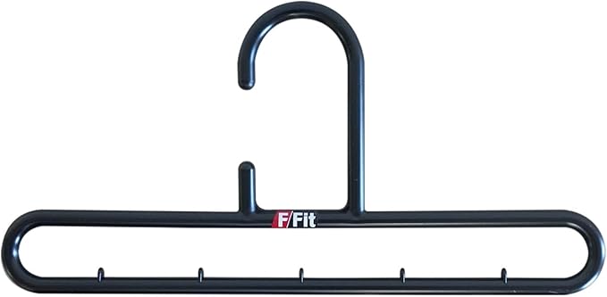 Shinko Hanger Tie Hanger (Includes 20 Hooks), Black
