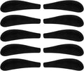 DOITOOL 10Pcs Velvet Hangers Shoulder Form Hanger Shoulder Pads Black Protectors 0.2 Inch Wide Non-Slip Shaper for Velvet Flocking s