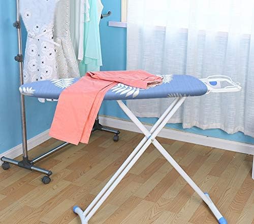 SheeChung Ironing Board Cover and Pad 15x54,Thick Ironing Board Cover with Padding Standard Size,Heavy Duty Iron Pad Cover with Elastic Edge & Adjustable Fastener,Full Size Scorch Resistant Padding