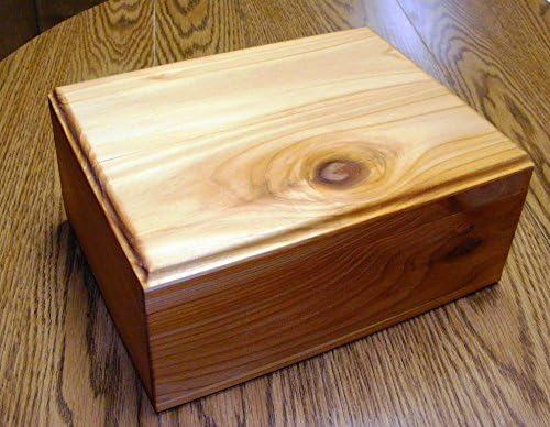 Steve's Gift Shoppe Cedar Keepsake Memory and Treasure Box or Storage Box - Size 10.75 x 8.5 x 5 Inches
