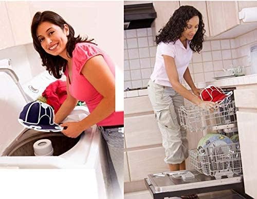 Perfect Curve Cap Washer - Hat and Visor Cleaning Rack. for Hats with Flat and Curved Brims. Made in USA.