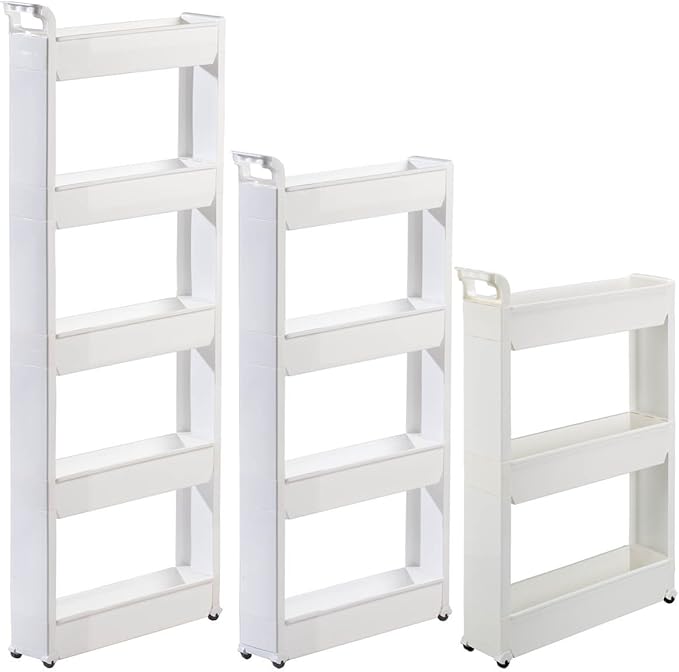 Miles Kimball Slim Storage Cart 4 Tier