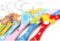HOMSFOU Children S Clothes Rack Cartoon Animal Wooden Coat Hangers for Kids Nursery Closet Storage Set of 5 Space Saving Clothes Hook Stand