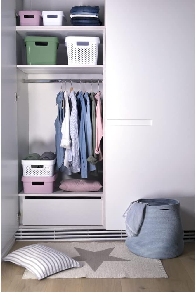 CURVER Infinity Box 17 L, White, 35.5 x 26.2 x 21.9 cm, Recycled Plastic