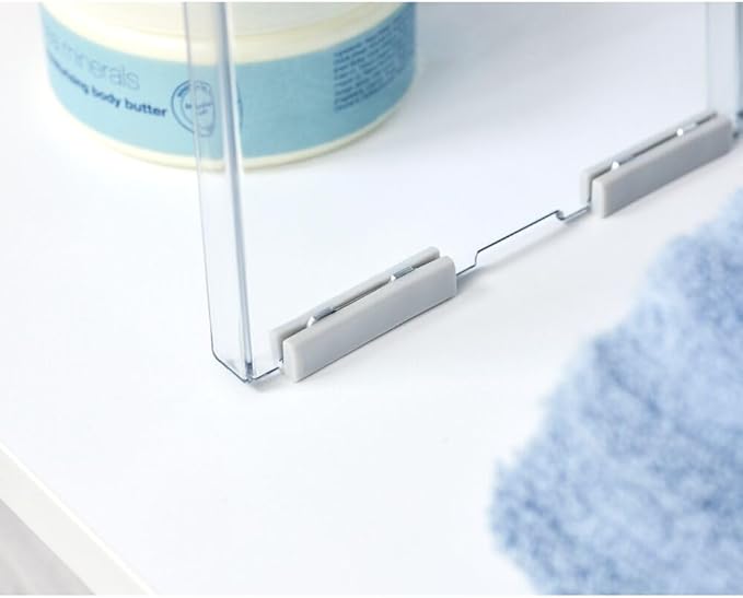 iDesign Recycled Plastic Deep Laundry Room Organization Detergent Riser – 5.6” x 4.3” x 2.3”, Clear Bin