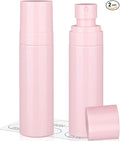 ZEJIA 2 Pack Small Spray Bottle, 2.7OZ/80ml Travel Spray Bottle, Empty Fine Mist Spray Bottles, Refillable Mini Spray Bottles with Labels (Pink)