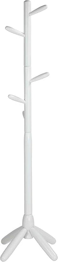 Cortesi Home Chandler Wooden Coat Rack, White