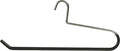 Chrome Quilt Hanger with Black Nonslip Vinyl Coating in 17" Length X 3/8" Thick, Box of 10