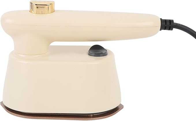Handheld Steam Iron with Long Cord, Compact Lightweight Ironing Machine, 120ml Water, No Wrinkle Clothes Remover for Travel, Home, Dorm (US Plug 110V 50Hz)