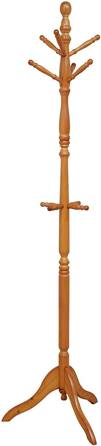 No Double Trade Antique Coat Hangers, Natural Wood, Height 183 cm