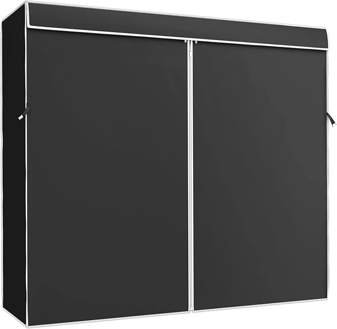 VIPEK Cover ONLY for V40/V40S/V40S i1/V40 Pro Garment Rack, Dustproof Oxford Fabric Clothing Rack Cover with Zipper, 77" L X 16.9" W X 73.8" H, Black