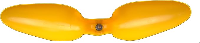 Safety Drysuit Hanger 'Shoulder Saver' by BAKER HANGER - USA Made - 6 Inch Swivel Hook (Yellow)