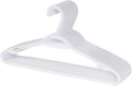Set of 10 Slim Clothes Hanger by Neatfreak! - Space Saving Hangers For Clothes, Pants, Lingerie and Accessories - Robust White Plastic Hangers With Hooks and Pants Bar - 10 Pack